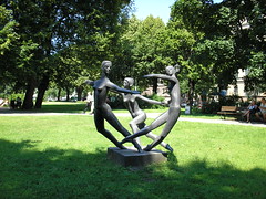 A Statue in Kronvalda Park