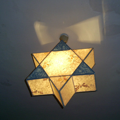 Star of David lampshade | by zeevveez