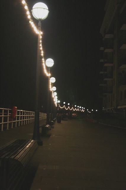 The Thames Path at night
