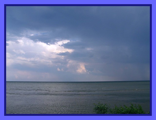 Storm over Lake Erie, Monroe County, Michigan