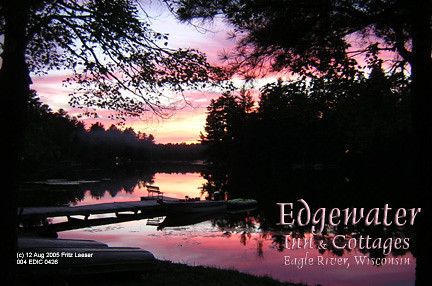 river inn eagle eagleriver wi edgewater cottages summersunset edgewaterinncottage