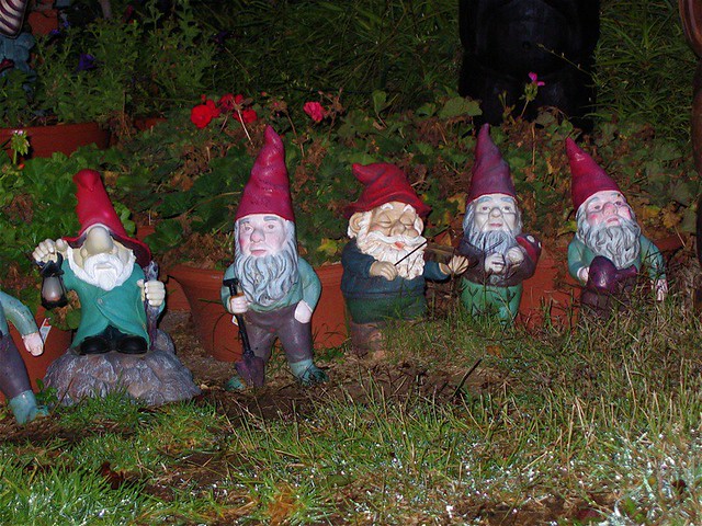 Five Of Seven Dwarves A Group Of Garden Gnomes Stand At Th Flickr five-of-seven-dwarves-a-group-of-garden-gnomes-stand-at-th-flickr