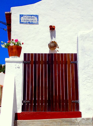 wood flowers light plants brown white house portugal architecture outdoors photography gate quiet afternoon exterior bright traditional details sintra rustic clarity nobody pots simplicity typical ornate stylish azenhasdomar colorphotoaward escadinhasjramosbaeta