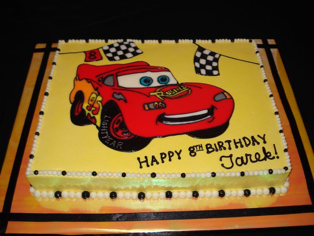 Speedy McQueen Cars Cake