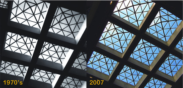 Boston Public Library: Skylight - Then and Now