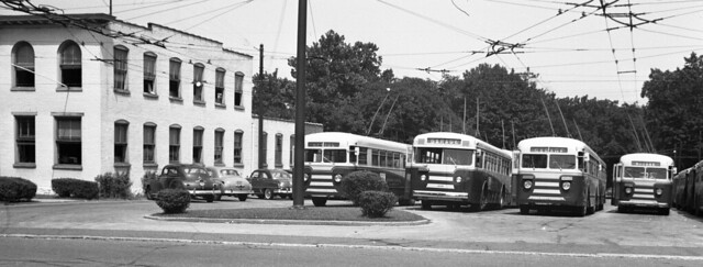 Wilmington Bus Garage 1950, today Trolley Square