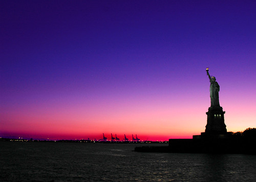 Lady Liberty at Sunset, New York, NY by Grufnik