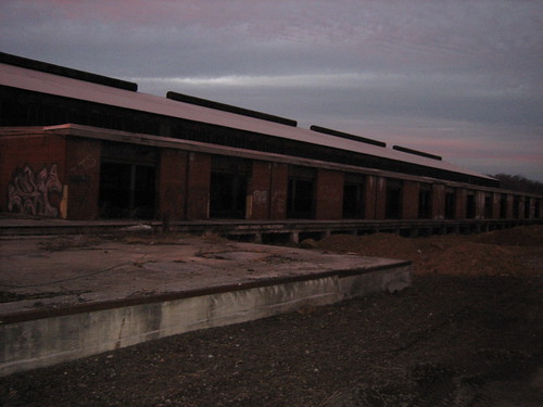 sunset railyard rundown adbandoned