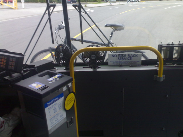 My Bike at the Front of a TransLink Bus