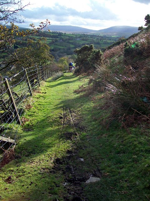 Heading down the bridleway to Sedbergh