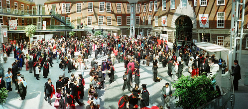 Graduation day at Middlesex University Hendon London Campus 2007