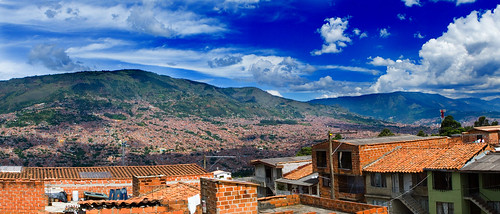 panorama mountain landscape colombia cityscape photostitch medellín antioquia
