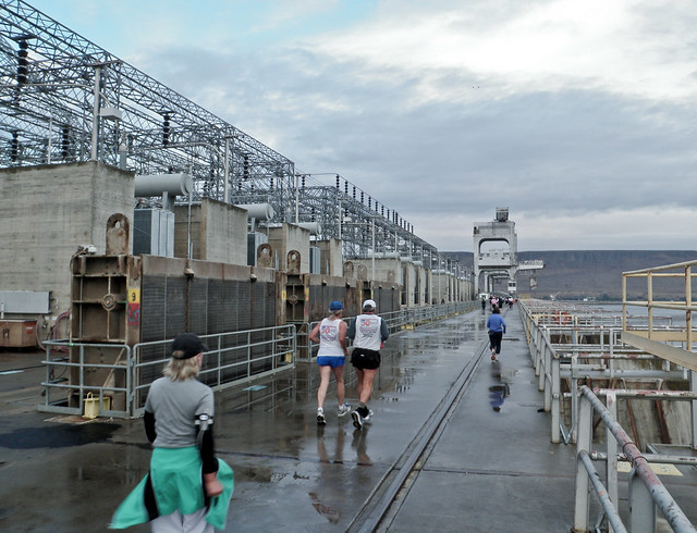 Crossing the McNary Dam - Columbia River Power Marathon