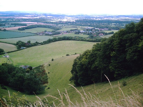 Hassocks to Lewes Plumpton Village from the North Downs. D. Allen Vivitar 5199 5mp