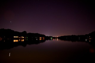 Spring night on Lake Dunlap