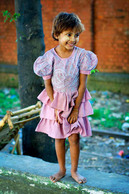 young burmese girl