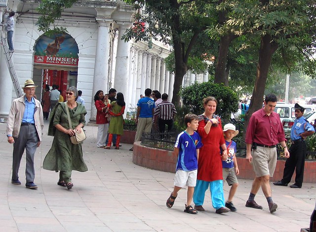 Foreign Tourists, Connaught Place
