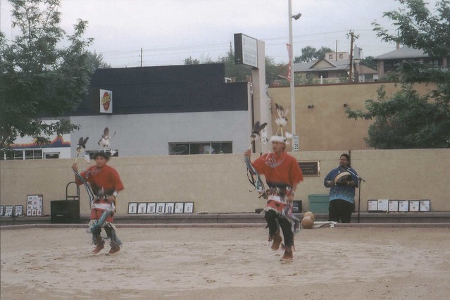 Boys dancing in Gallup, New Mexico