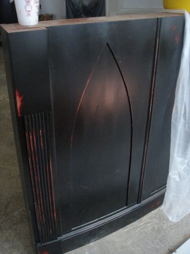 Gothic Kitchen Cabinet Detail