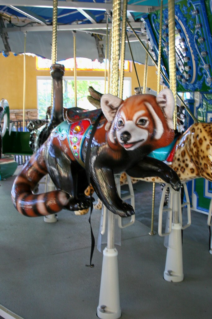 Turtle Back Zoo Carousel : Red Panda | The Endangered Specieâ€¦ | Flickr