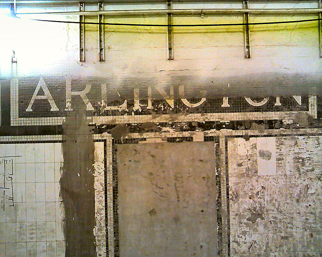 MBTA: Arlington St. - Signs of the Past