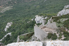 Ruins inside Peyrepertuse