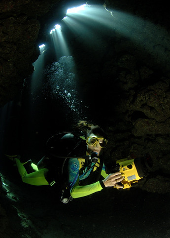 cave in red sea | by Fiona Ayerst