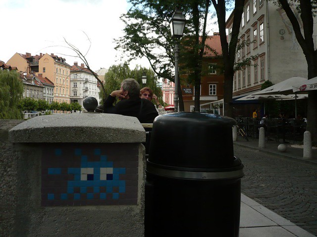 Space Invader Ljubljana