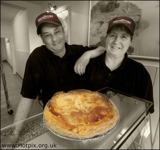 365-320 Dave & Sarah Staples Brampton Pie Shop, Crewe, Cheshire UK