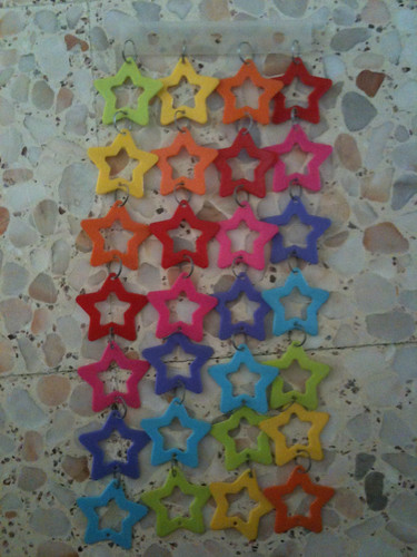 Colorful stars hanging deco | by Juicy.isolationist