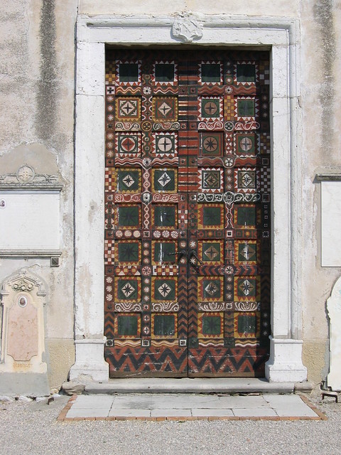 Church Door, Rugolo, Italy
