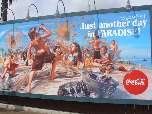 Coca~Cola Billboard at Disneyland