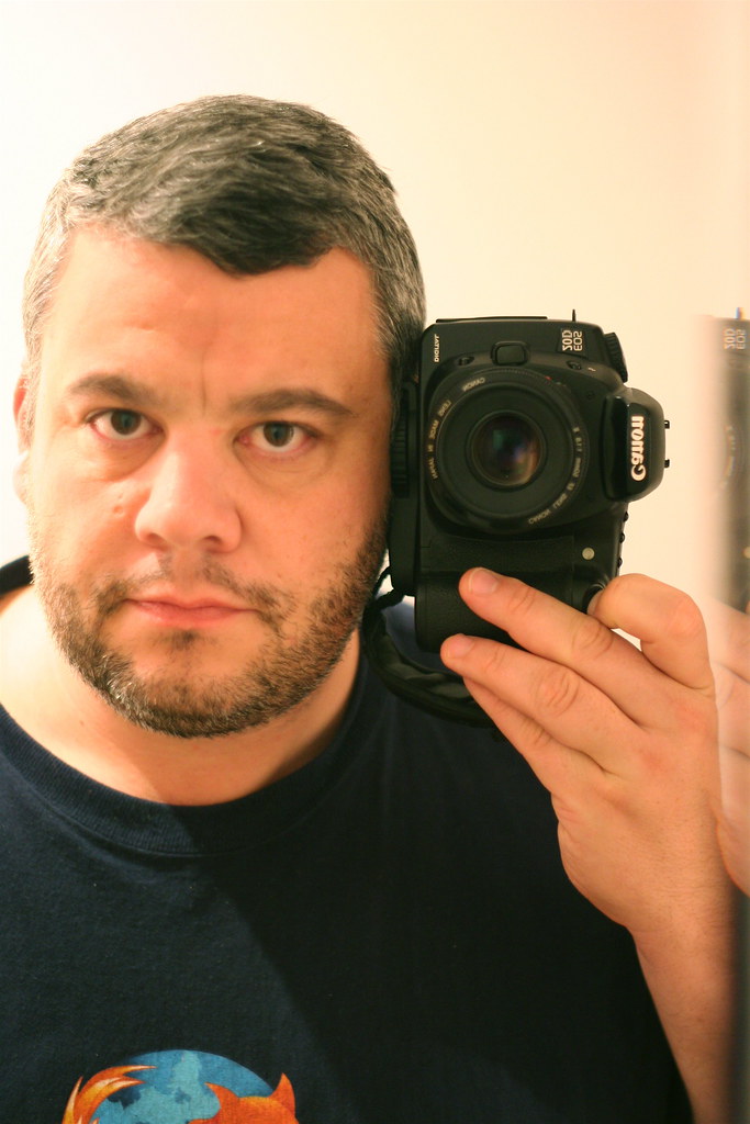 Auto-portrait au saut du lit