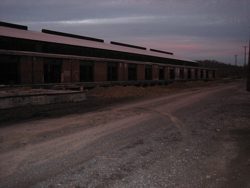 Railyard at Sunset by ouden, sunset railyard rundown adbandoned