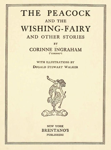Title page for The Peacock and the Wishing Fairy