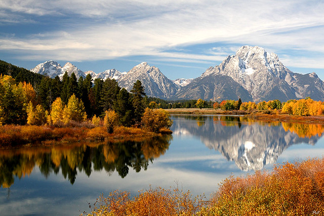 Vista from Oxbow Bend on the Snake River