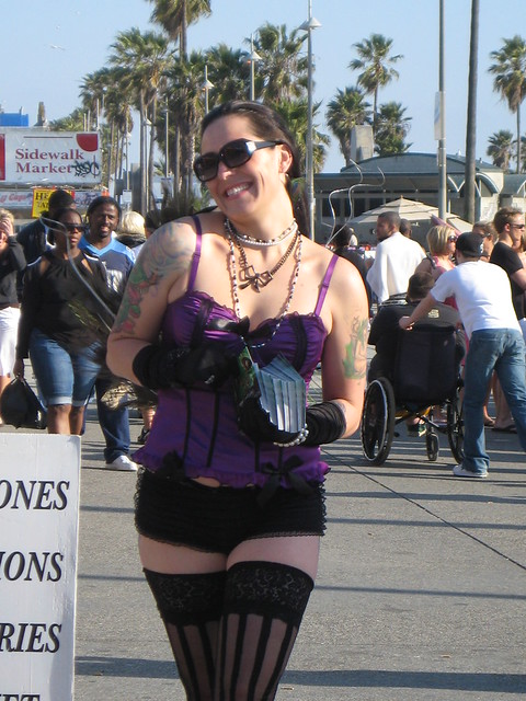 March 13, 2009 Sexy Girl in purple venice beach california 018