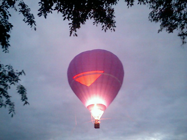 Hot Air Balloon Over Forks Twp Park
