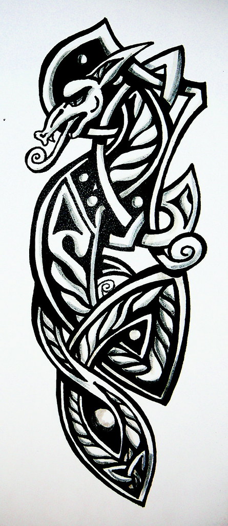 Celtic Dragon Tattoo design | commax1969 | Flickr