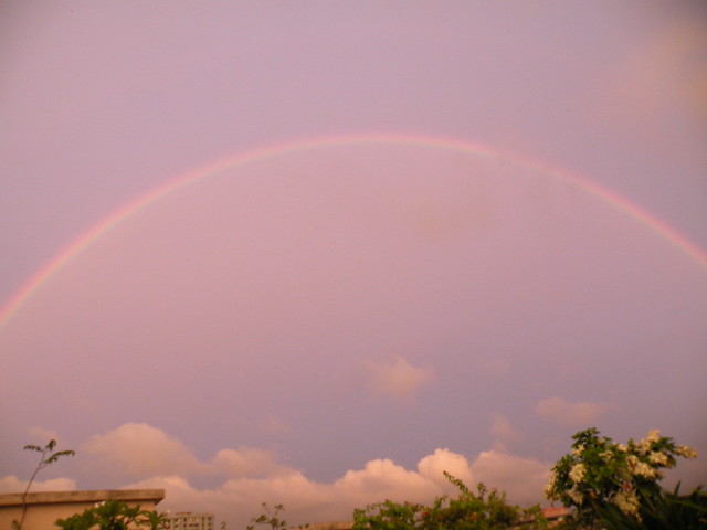 Somewhere over the rainbow....