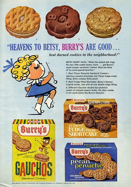 Burry's Cookies ad