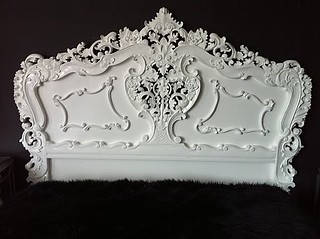 Victorian Headboard - White | Shawna Johnson | Flickr