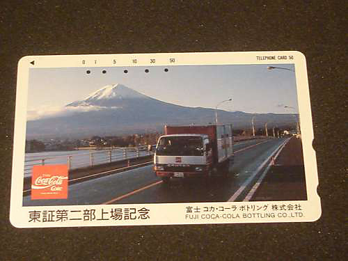 Phone Card Coca-Cola Truck Japan
