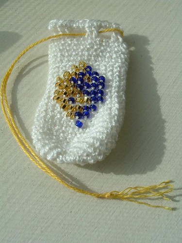 yin/yang crochet bag | by mtnmermaid
