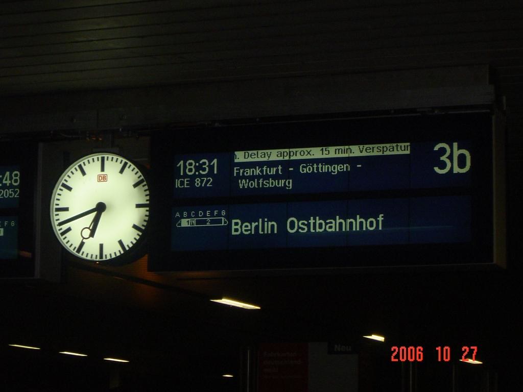 German train delayed .... | Only slight though. My train ICE… | Flickr