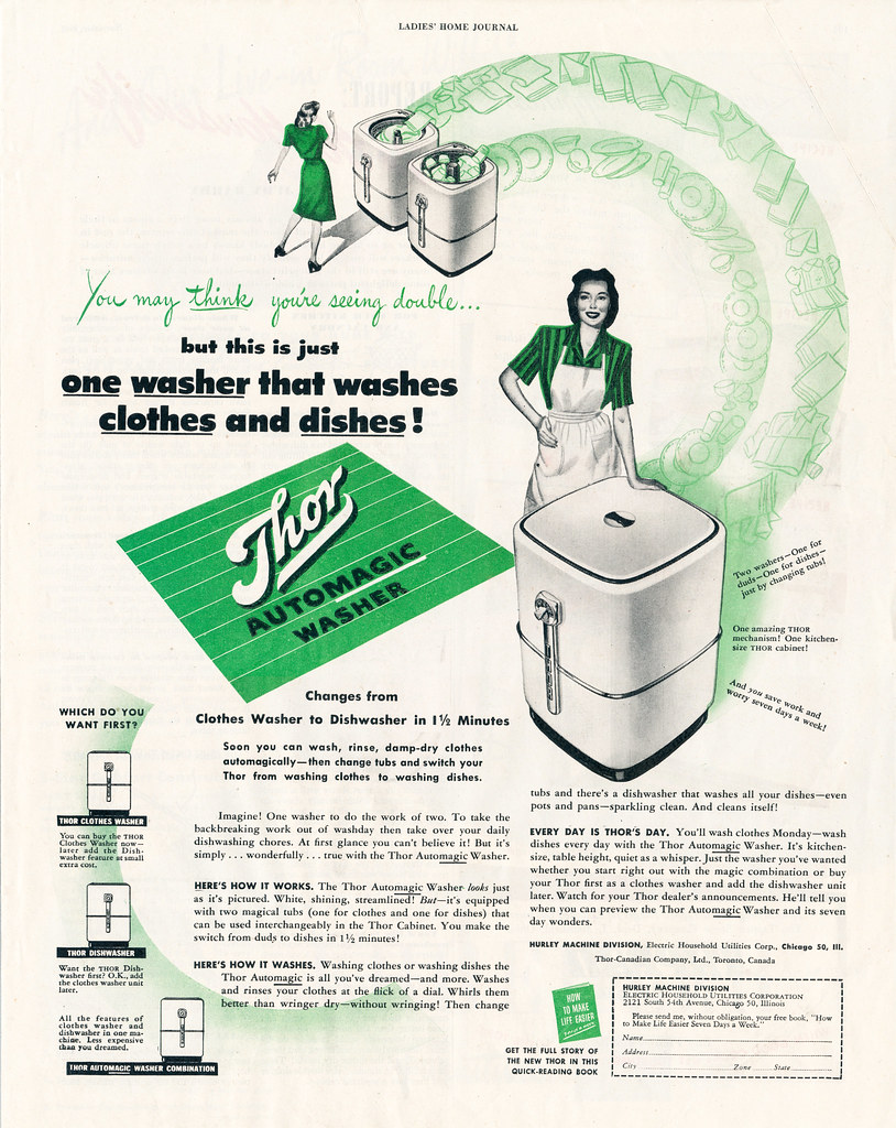 Thor AutoMagic Dish & Clothes Washer - 1945