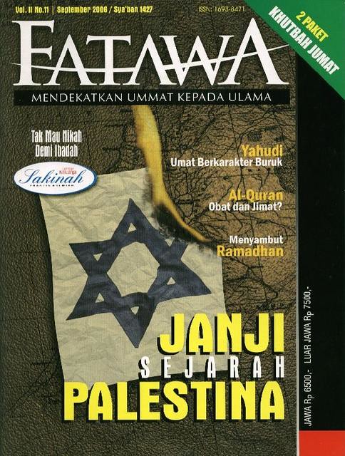 Janji Sejarah Palestina | Majalah Fatawa edisi 11 tahun II. | Flickr