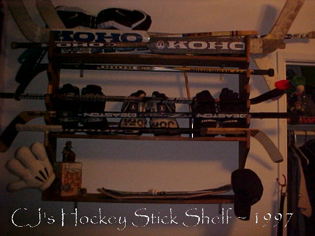 Hockey stick shelf | callie657 | Flickr