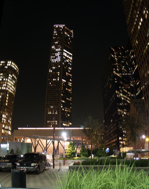 Houston Nighttime Skyline Panorama