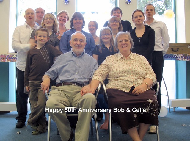 Happy 50th Anniversary Bob & Celia.